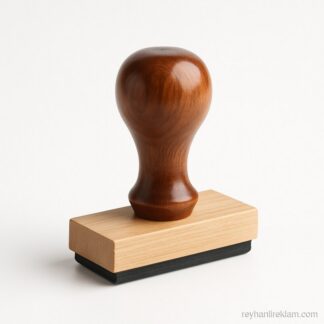 Ahşap Saplı Kaşe (Kutu Kaşe)