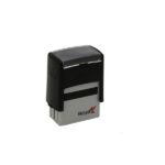 Otomatik kaşe 30x12 mm siyah gövde — 2-3 satır