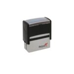 Otomatik kaşe 60x25 mm siyah gövde — 6-7 satır