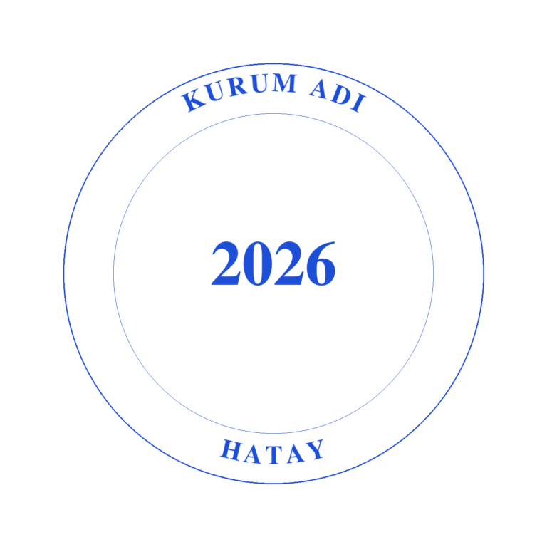 Mühür Yaptırma örneği — Ø40 mm yuvarlak mühür baskı izi