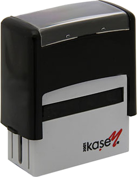 Kaşem NL 2001 otomatik kaşe — 40 × 16 mm baskı alanı